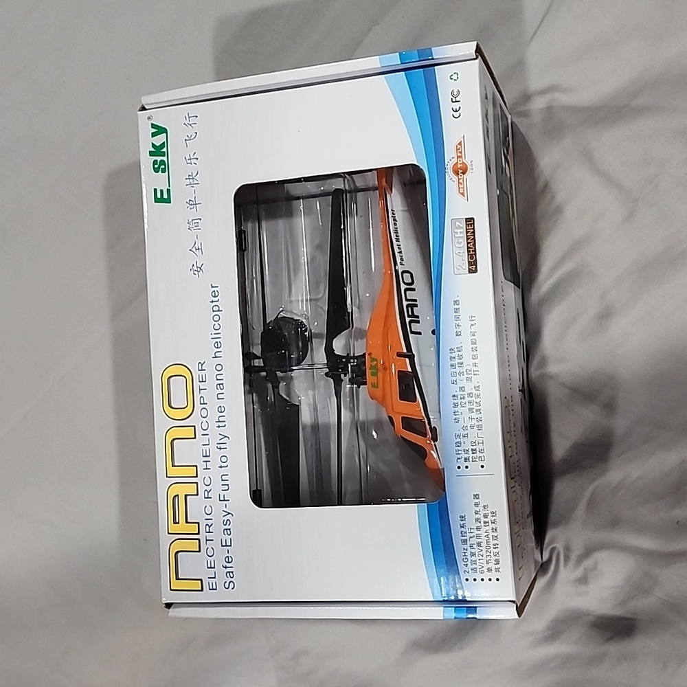 Electric RC helicopter nano